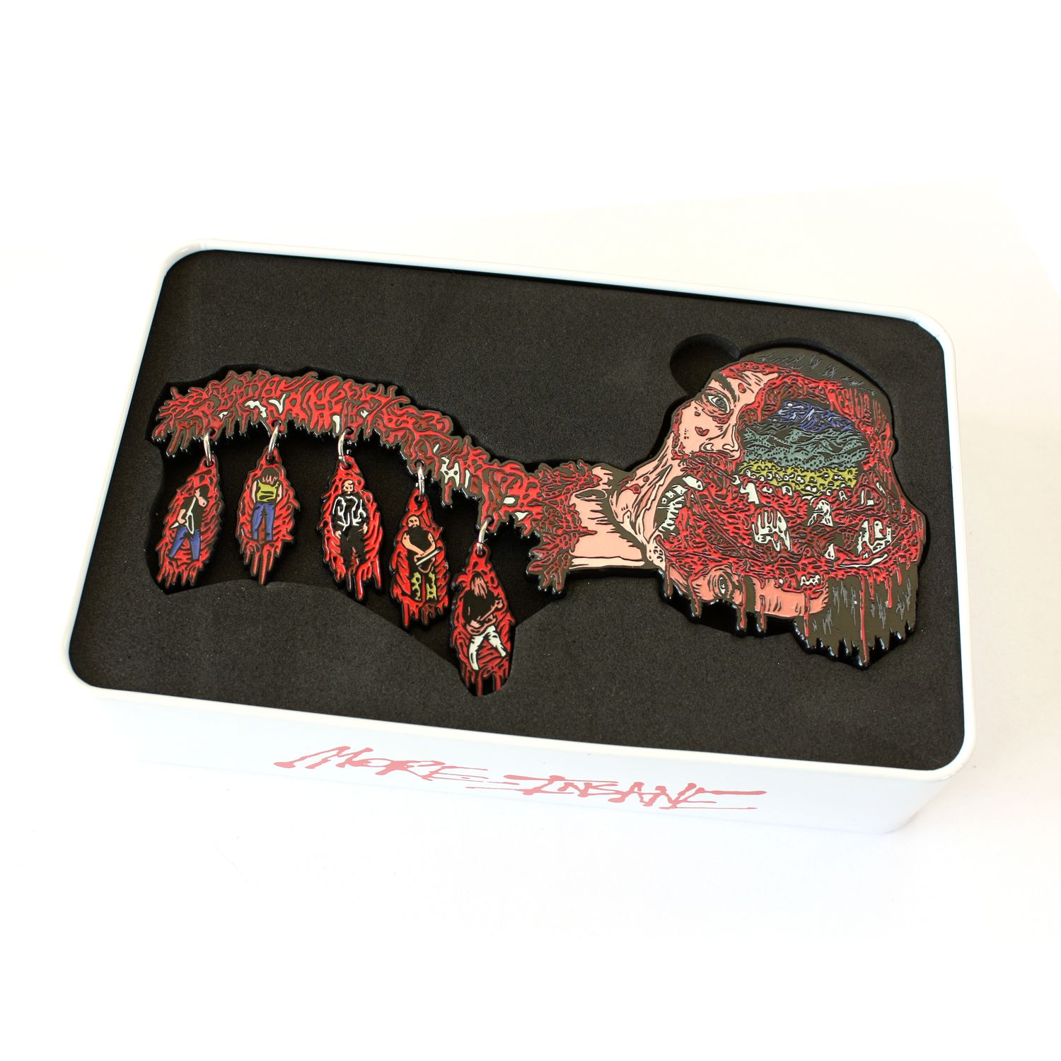 Undeath - More Insane - Tin Box Pin Set