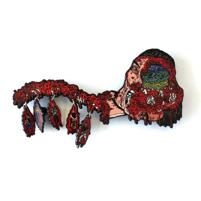 Undeath - More Insane - Tin Box Pin Set