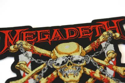 Megadeth - Skull Beneath the Skin - Laser Cut Patch