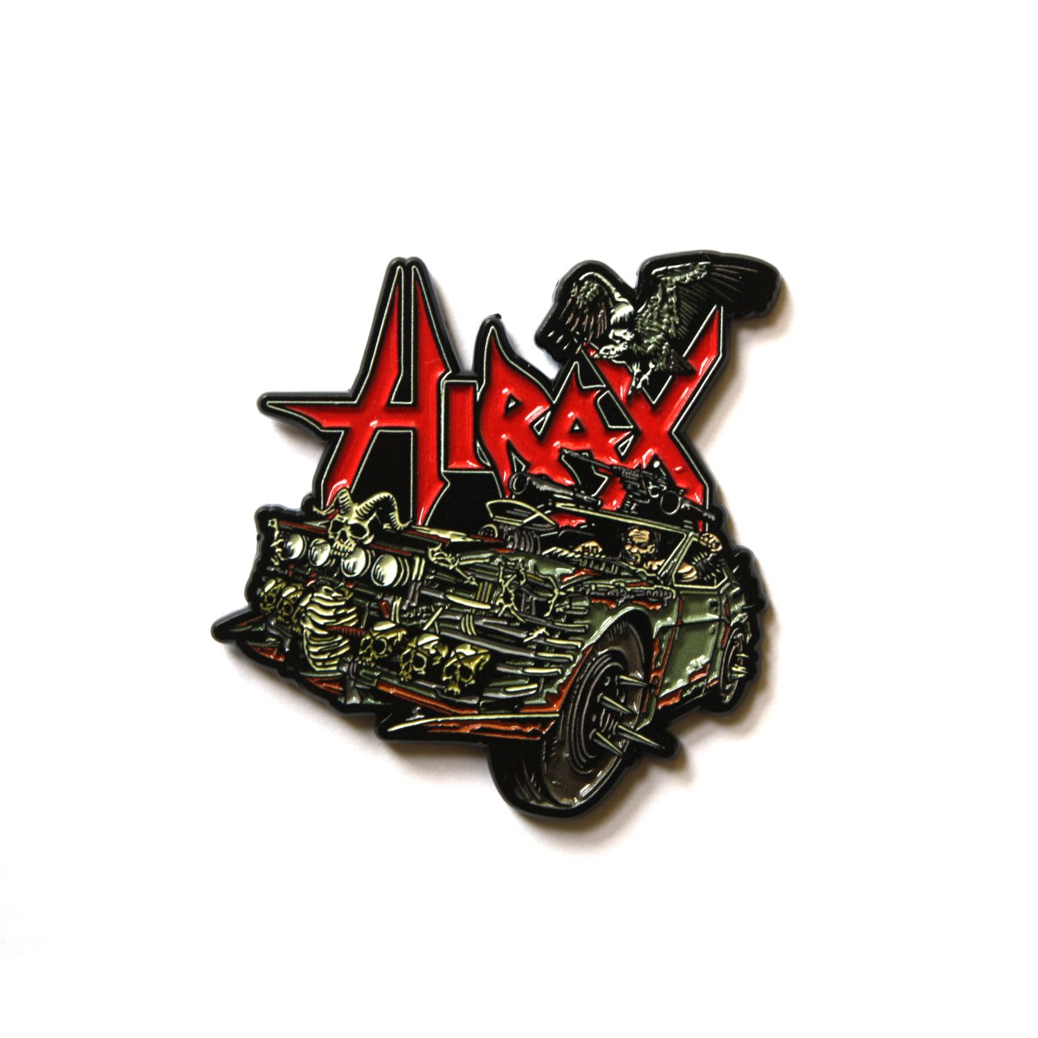 Hirax - Faster Than Death - Pin