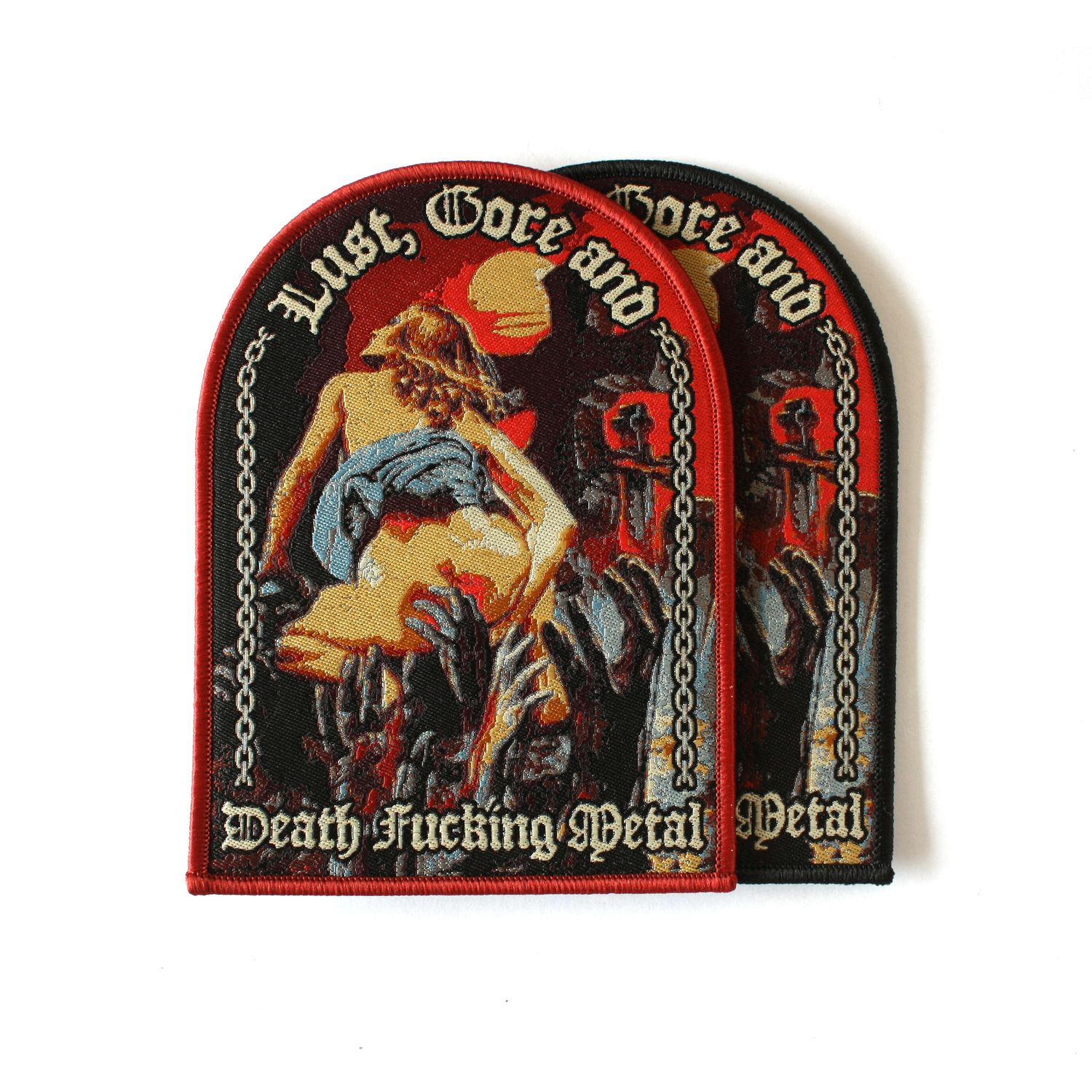Lust, Gore and Death Fucking Metal - Patch