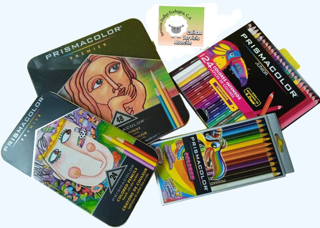 COLORES  CREYONES  PRISMACOLOR  DE 12, 24, 36, 48 COLORES