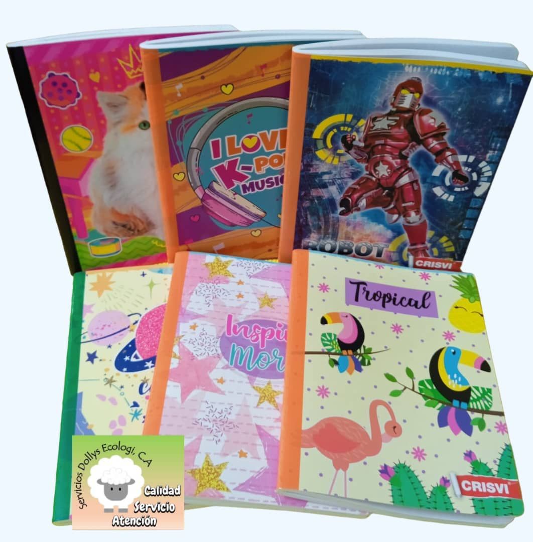 COMBO DOCENA DE CUADERNOS CRISVI (UNO DE REGALO)