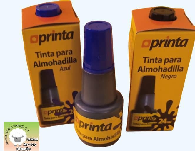 TINTA PARA ALMOHADILLA TIPO GOTERO VARIAS MARCAS Y CAPACIDADES