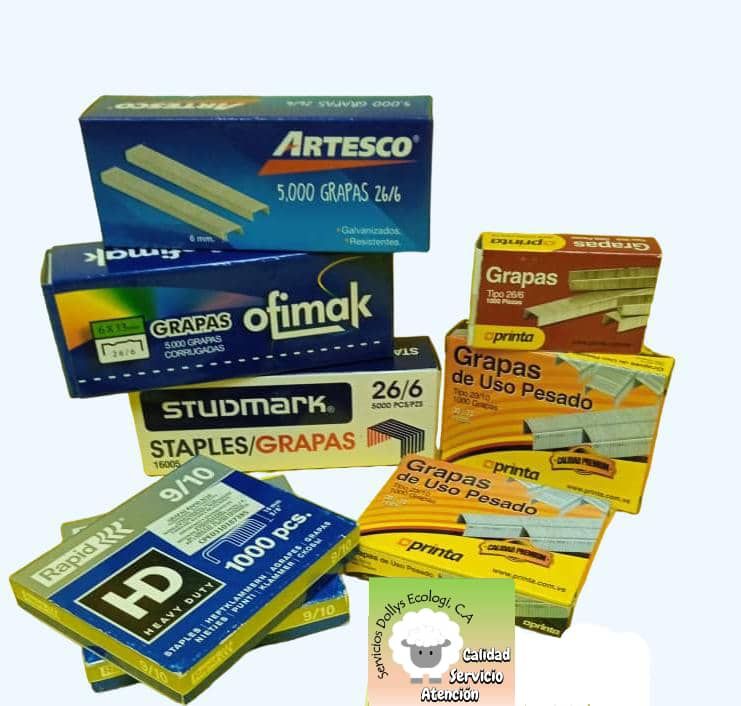 GRAPAS LISAS/CORRUGADAS 1000  O   5000 UNID.  26/6  0 10/4  INDUSTRIAL (USO PESADO)