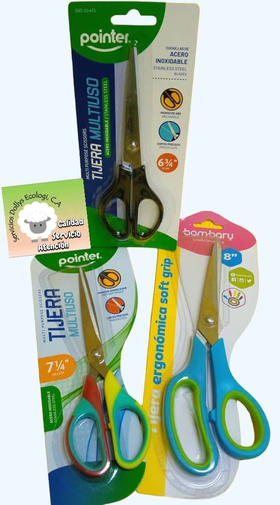 TIJERAS PARA OFICINAS - VARIAS MARCAS