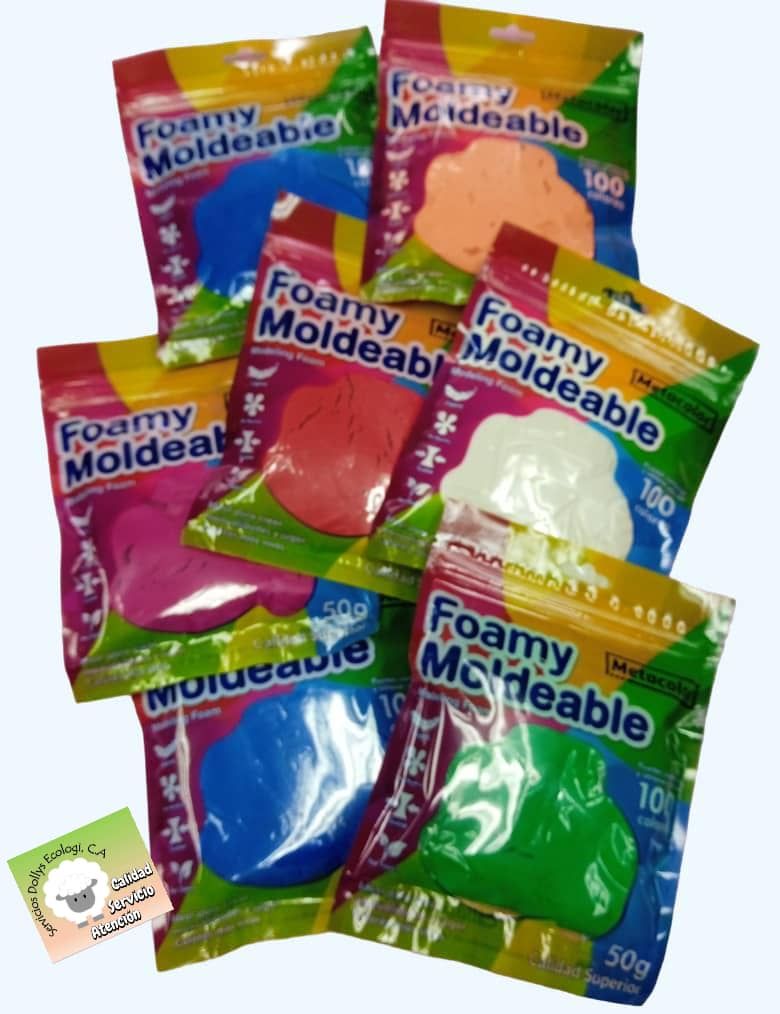 FOAMY MOLDEABLE METACOLOR 50G COLORES VARIOS