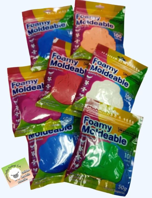 FOAMY MOLDEABLE METACOLOR 50G COLORES VARIOS
