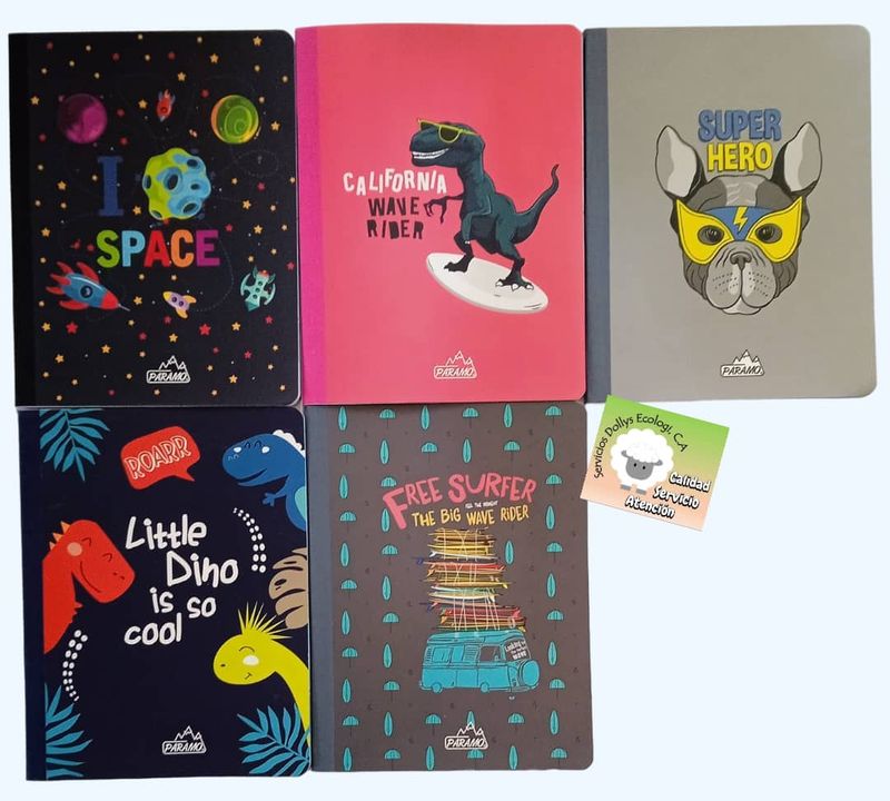 LIBRETAS, CUADERNOS  LINEA MASCULINA PARAMO ( 100 HOJAS )