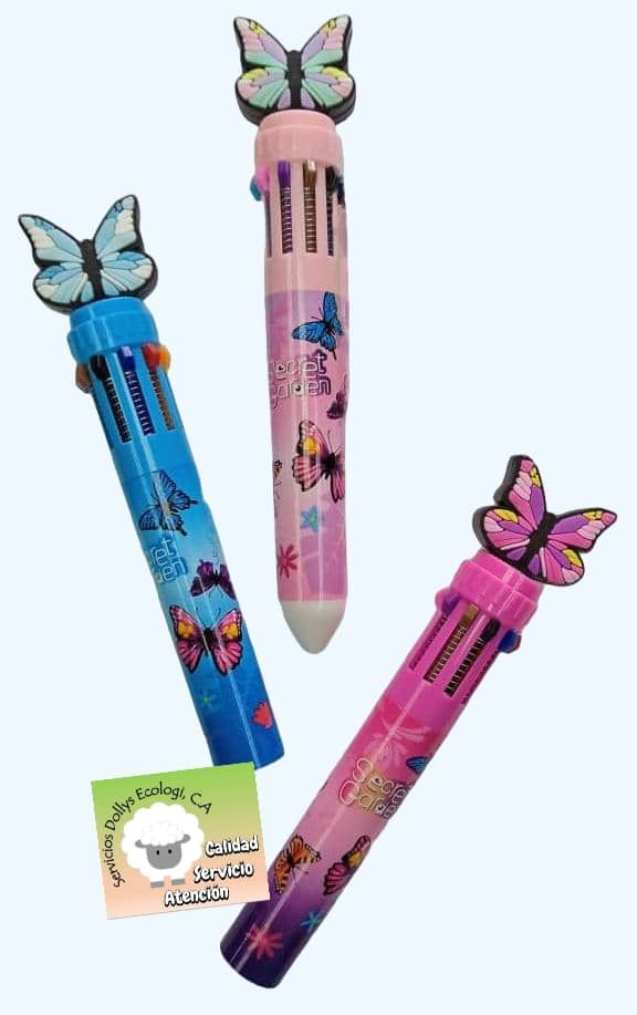 BOLIGRAFO MULTICOLOR MP 229513 MARIPOSA ( 10 COLORES )