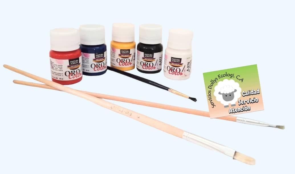 PINTURAS ACRILICAS OROCOLOR O POINTER,  VARIOS COLORES