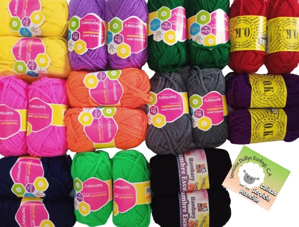 ESTAMBRE ESCOLAR DE DIVERSOS COLORES