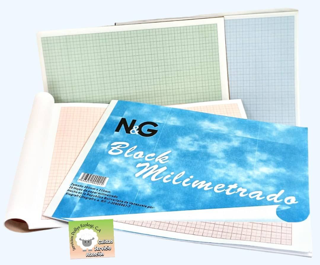 BLOCK DE PAPEL MILIMETRADO