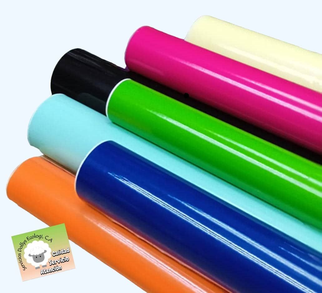 PAPEL CONTAC TRANSPARENTE O  UNICOLOR