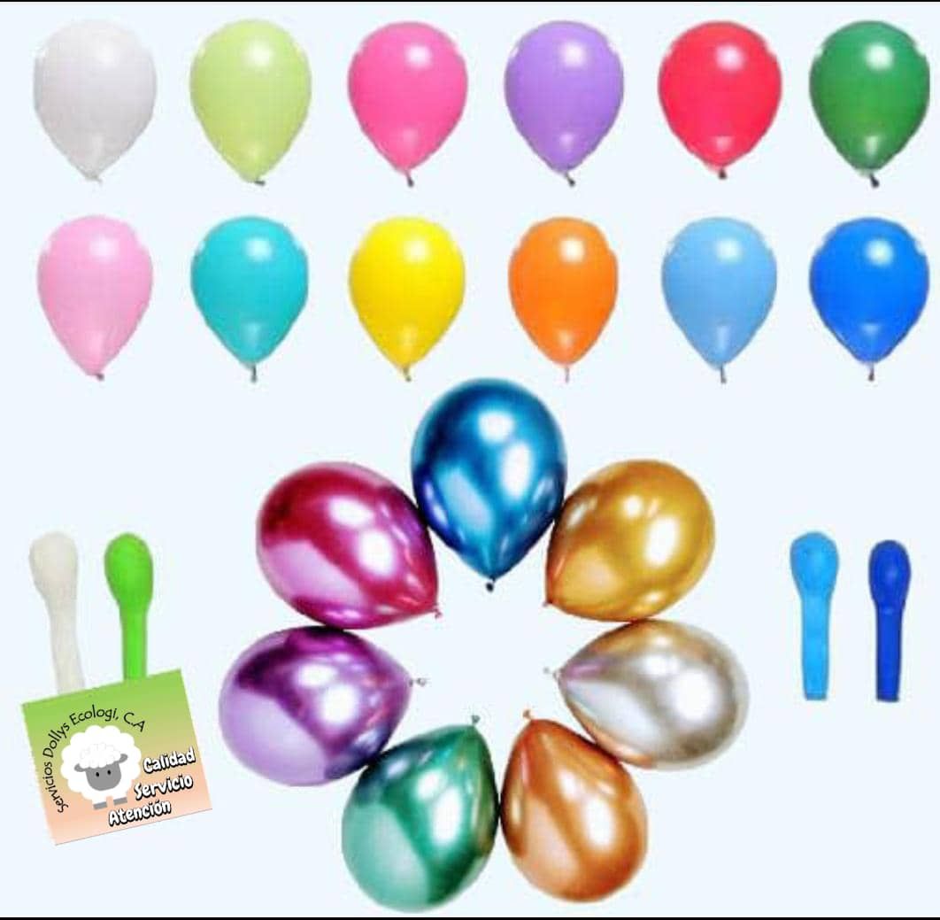 GLOBOS  O BOMBAS SATINADOS -  PAQUETE DE GLOBOS 50 UNIDADES -  VARIOS COLORES