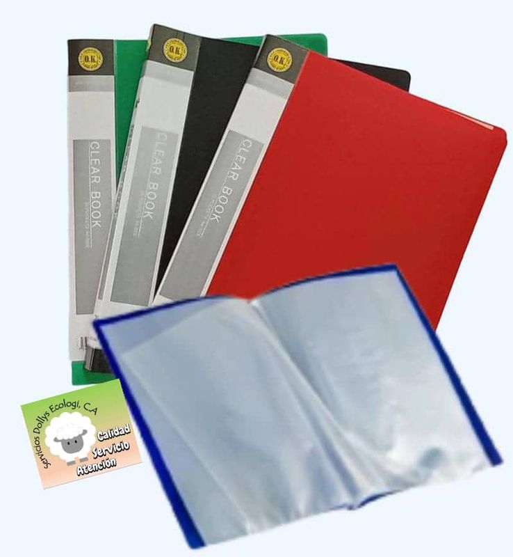 CARPETA PORTACATALOGO CON FUNDAS