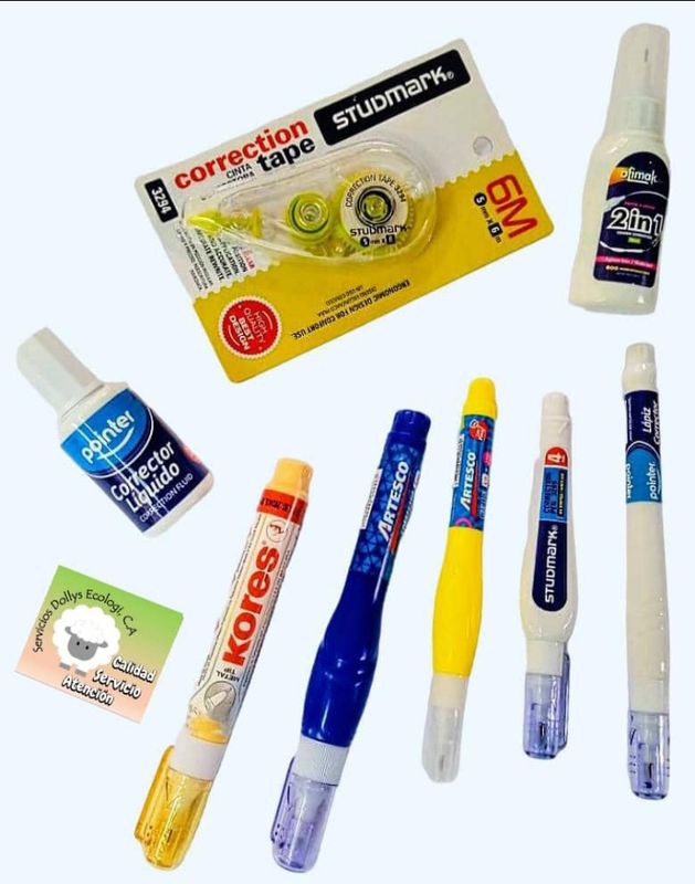 LAPIZ/BROCHA CORRECTOR TIPPEX  EN CINTA BROCHA DOBLE APLICADOR