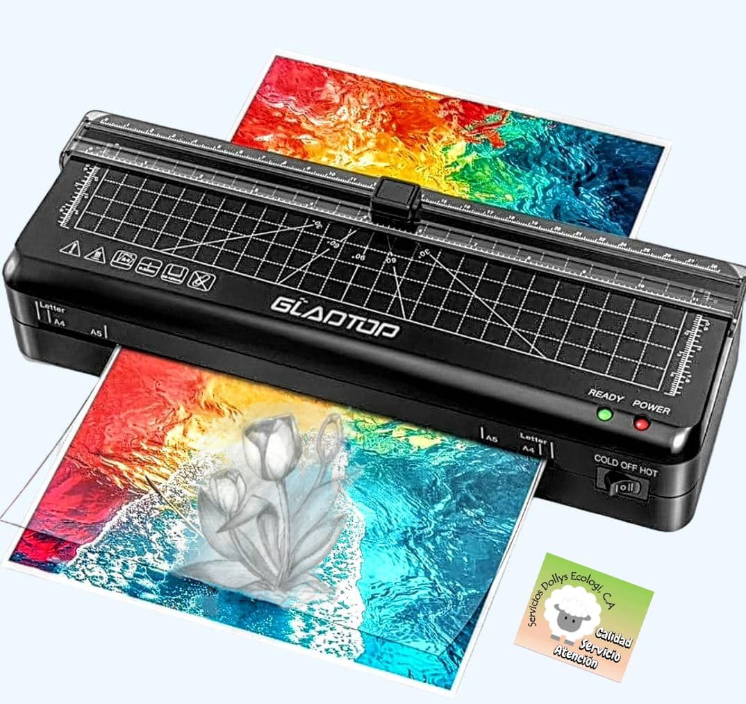 PLASTIFICADORA  GLADTOP A4 modelo DL923 LAMINADOR 80 - 125 MIC