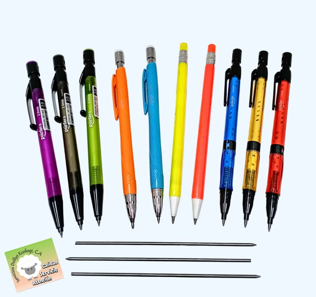 PORTAMINAS DE  2MM VARIAS MARCAS Y COLORES