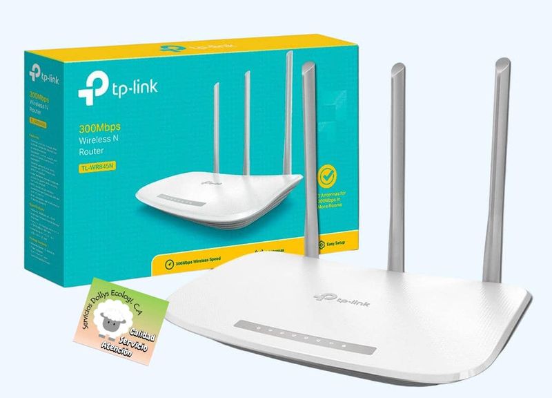 ROUTER INALAMBRICO ALTA POTENCIA 300MBPS TL-WR845N (  3 ANTENAS )