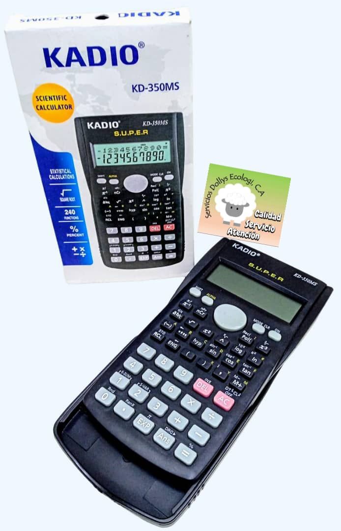 CALCULADORAS CIENTIFICAS Y DE OFICINA VARIAS MARCAS, SELECCIONE SU PREFERENCIA: KADIO OP BASICAS KD-350MS/KD-018B (12 DIGITOS)