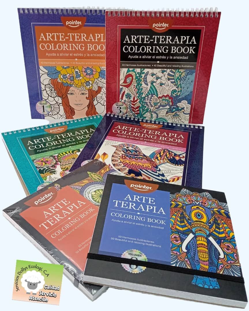 LIBROS / CUADERNOS PARA COLOREAR - ARTE TERAPIA -  MANDALAS Y OTRAS FIGURAS, SELECCIONE SU PREFERENCIA: POINTER ( 40 ILUSTRACIONES ) CB-161650