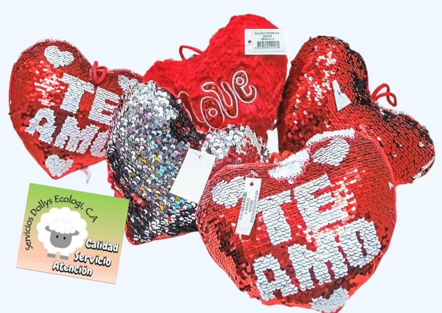 CORAZONES  ROJO   LOVE  , TE AMO