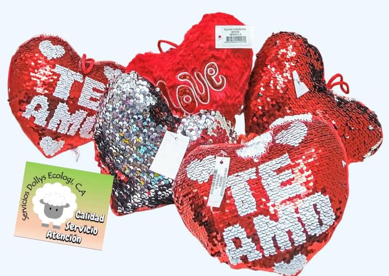 CORAZONES  ROJO   LOVE  , TE AMO
