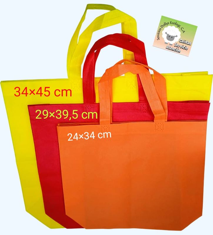 BOLSAS ECOLOGICAS DE COLORES