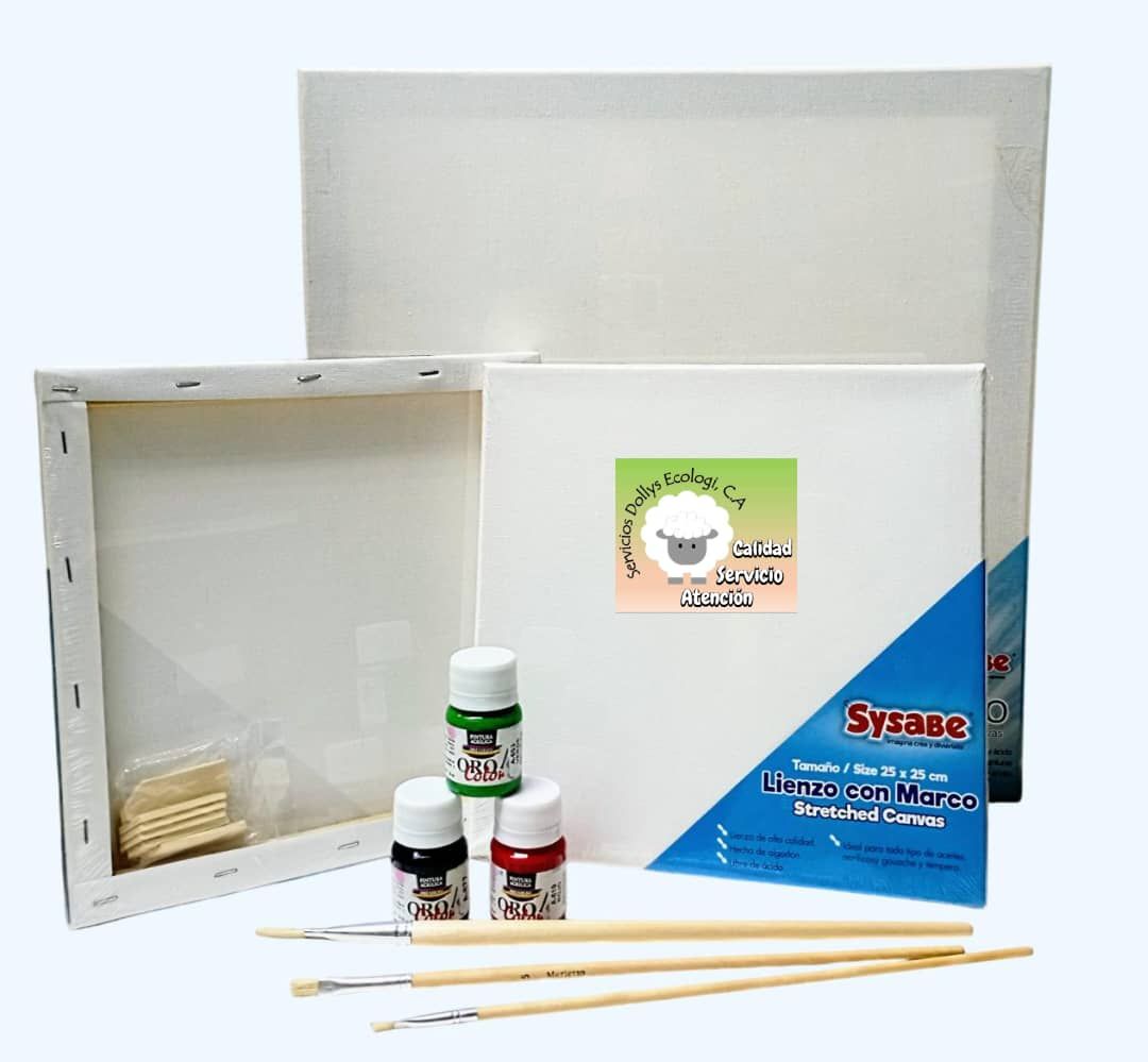 MATERIALES PARA PINTURA LIENZOS O CANVAS