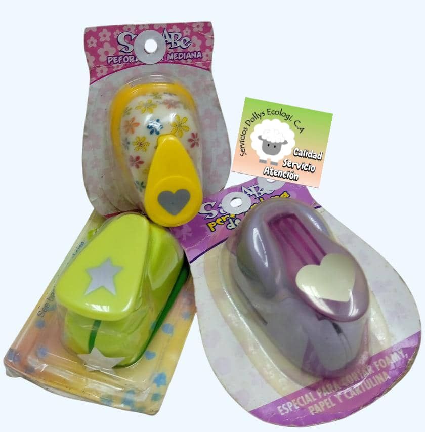 CORTADOR PERFORADOR FIGURAS PARA PAPEL Y CARTULINA