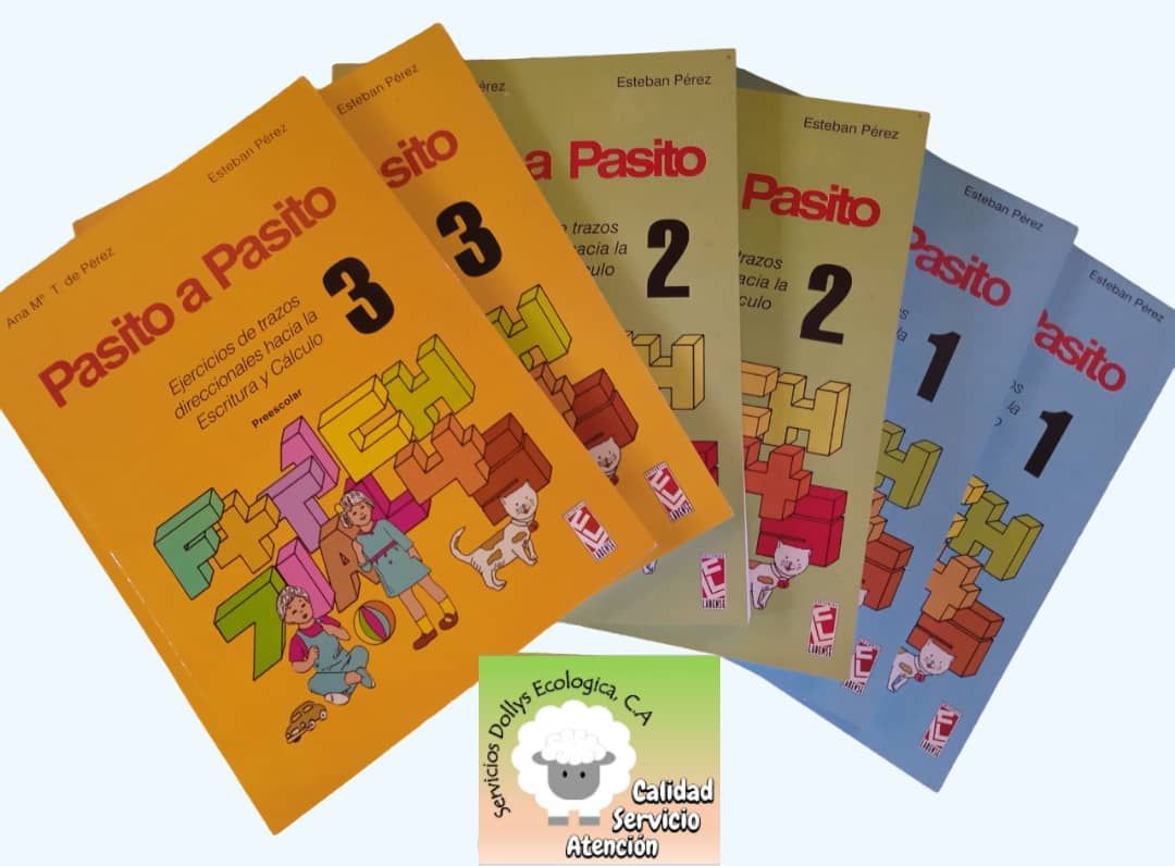 TEXTOS ESCOLARES / LIBROS :  DE LECTURA, CALIGRAFIA, PASITO PASITO, Y OTROS