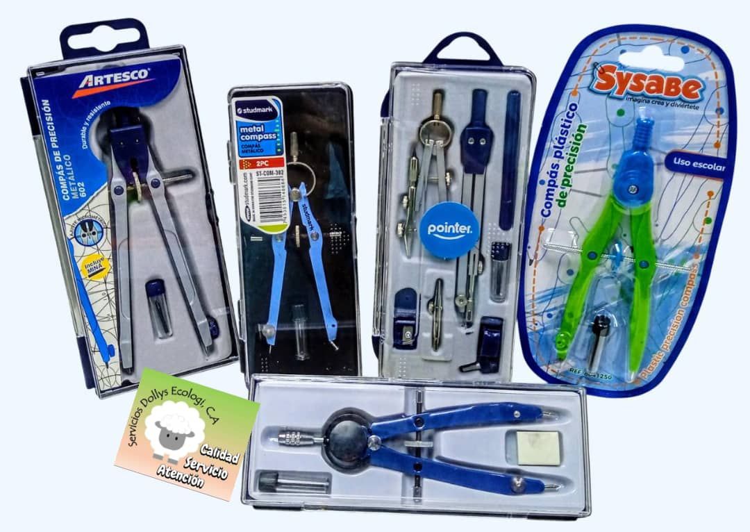 COMPAS DE PRECISIÓN  Y  COMPAS ESCOLAR VARIAS MARCAS