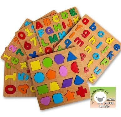 JUEGOS  DIDACTICOS EN MADERA PARA TRENZAR, ARMAR, ENCAJAR  Y ROMPECABEZAS DE DIFERENTES FIGURAS