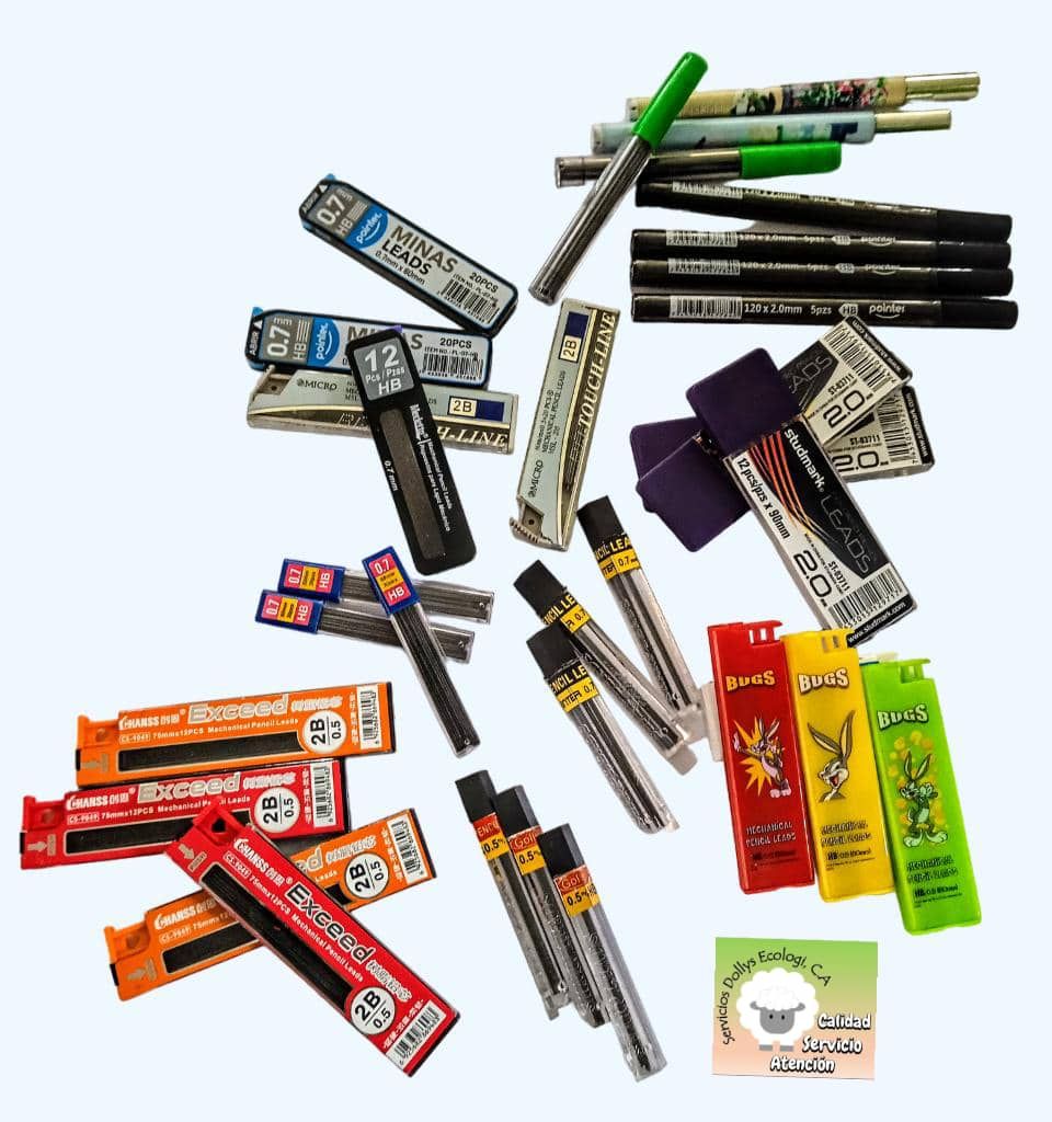 MINAS HB 0.5  / 0,7 VARIAS/ MINAS 2 MM