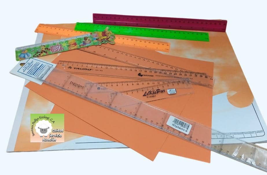 REGLAS DE PLASTICO 15/20/30/60 CM,  SILICON,