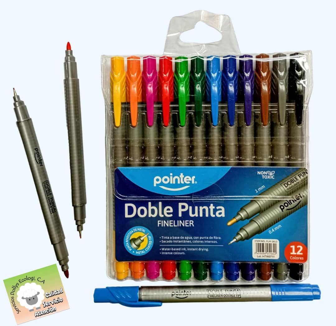 ESTUCHE DE MARCADORES CON DIVERSAS PUNTAS ( FINA ULTRAFINA O PUNTA MEDIA ) ESTUCHE DE MARCADORES CON DIVERSAS PUNTAS ( FINA ULTRAFINA O PUNTA MEDIA ), SELECCIONE TIPO DE PUNTA O ESTUCHE: POINTER PUNTA MEDIA (10 COL) WC-1810
