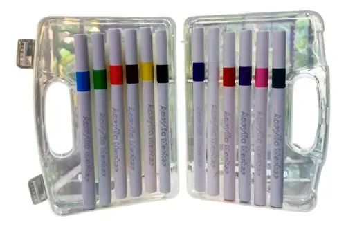 ESTUCHE DE MARCADORES CON DIVERSAS PUNTAS ( FINA ULTRAFINA O PUNTA MEDIA ) ESTUCHE DE MARCADORES CON DIVERSAS PUNTAS ( FINA ULTRAFINA O PUNTA MEDIA ), SELECCIONE TIPO DE PUNTA O ESTUCHE: BERNICE GOLD ACRILICOS PTA FINA (12 COLORES)