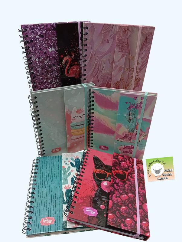 LIBRETAS EN ESPIRAL MEDIANAS FANTASY POST (LINEA FEMENINA) DE TAMAÑO MEDIANO ( 22 X 17 CM ) LIBRETAS EN ESPIRAL MEDIANAS FANTASY POST (LINEA FEMENINA) DE TAMAÑO MEDIANO ( 22 X 17 CM )