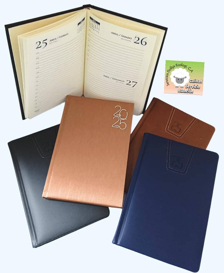 AGENDAS DIARIOS PLANIFICADORA PERPETUA  - DAILY PLANNER, VARIOS MODELOS CLASICOS