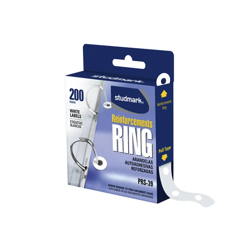 ANILLOS DE REFUERZO PARA REFORZAR LAS HOJAS PERFORADAS ( OJETES ) ANILLOS DE REFUERZO PARA REFORZAR LAS HOJAS PERFORADAS ( OJETES )