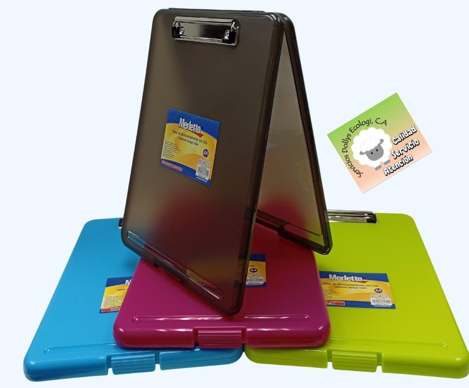 TABLA APOYO CON DEPOSITO C/ESTUCHE TAM A4