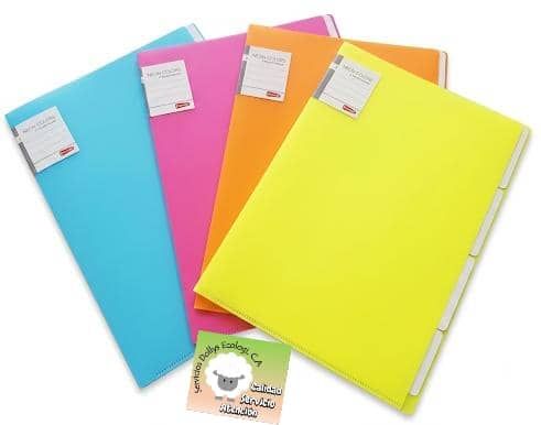 CARPETA PLASTICA METACOLOR CON 4 DIVISIONES TAMAÑO A4 FL-27 CARPETA PLASTICA METACOLOR CON 4 DIVISIONES TAMAÑO A4 FL-27