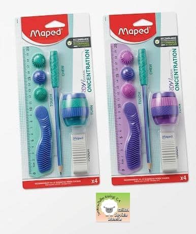 KIDY LEARN CONCENTRATION MAPED SENSORIAL - SET DE LAPIZ, BORRA, REGLA Y SACAPUNTA KIDY LEARN CONCENTRATION MAPED SENSORIAL - SET DE LAPIZ, BORRA, REGLA Y SACAPUNTA