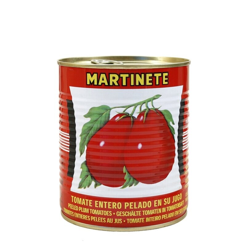 TOMATE ENTERO PELADO 1 KG
(PACK DE 12 LATAS)