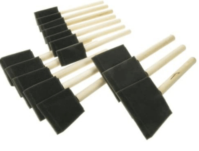 Schaumstoffpinsel Set