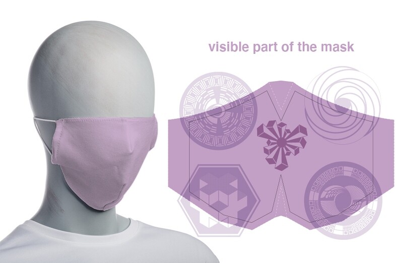 face mask lilac (non surgical)