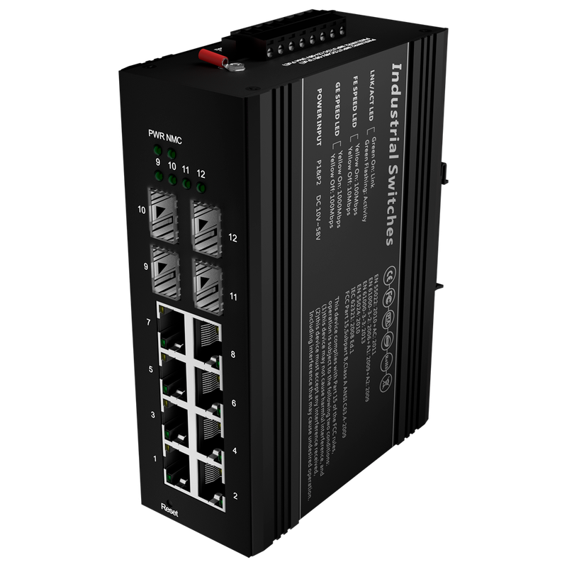 SW1208HIPOE-MGF-240-DIN