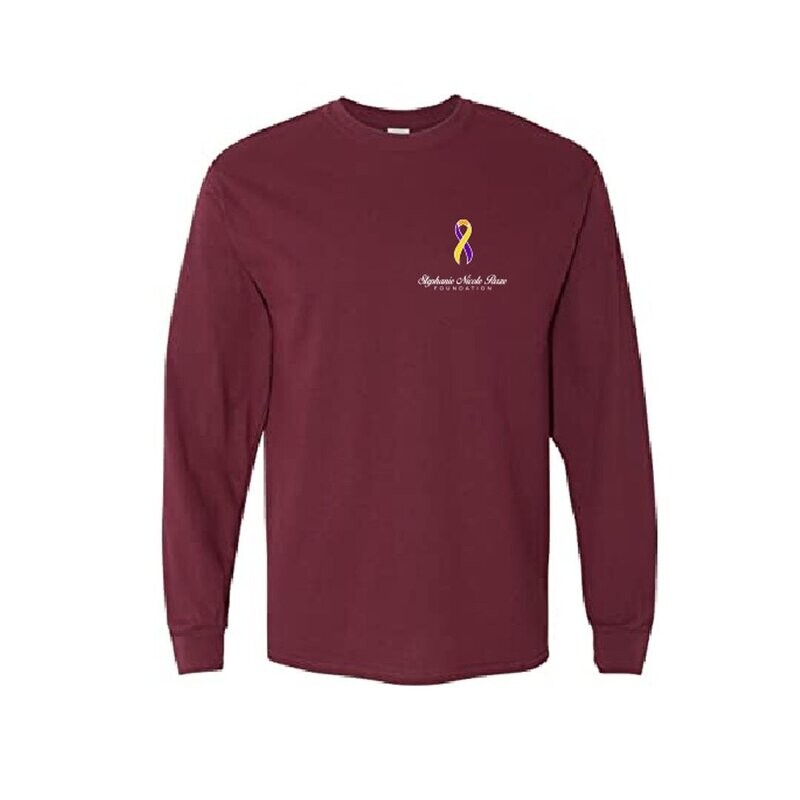 Maroon Long Sleeve Shirt – Adult