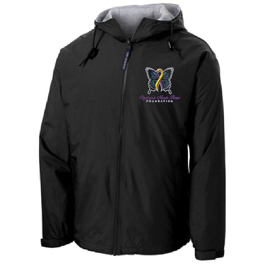 SNPF Logo Black Windbreaker – Adult